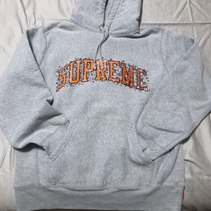 Authentic Supreme Bubble Arc Logo Hoodie